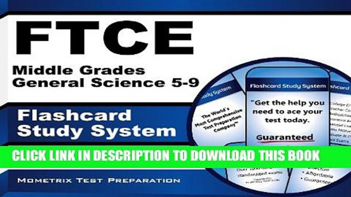 [PDF] FTCE Middle Grades General Science 5-9 Flashcard Study System: FTCE Test Practice