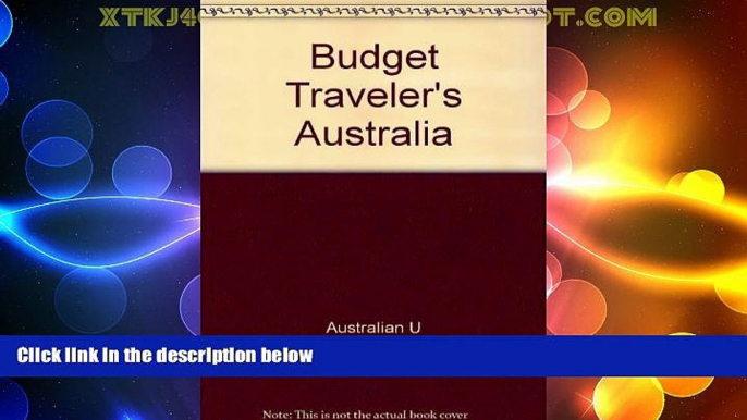 Big Deals  Budget Traveler s Australia  Best Seller Books Best Seller