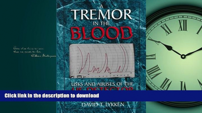 READ THE NEW BOOK A Tremor In The Blood READ EBOOK