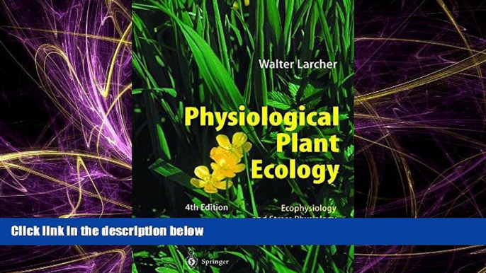 Enjoyed Read Physiological Plant Ecology