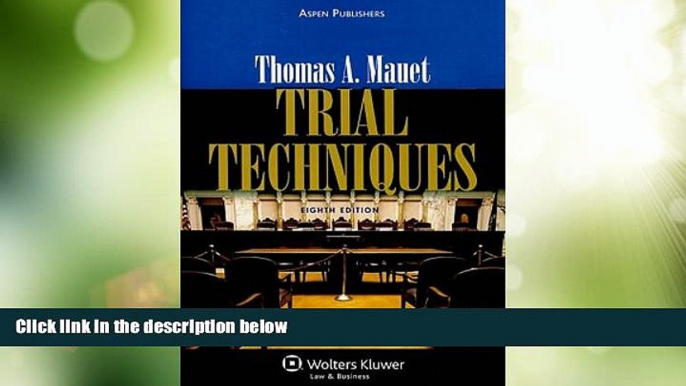 Big Deals  Trial Techniques 8e  Full Read Best Seller