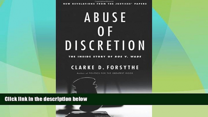 Must Have PDF  Abuse of Discretion: The Inside Story of Roe v. Wade  Best Seller Books Most Wanted