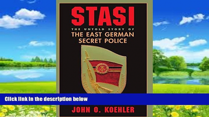 Books to Read  Stasi: The Untold Story Of The East German Secret Police  Best Seller Books Most