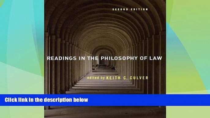 Big Deals  Readings in the Philosophy of Law, 2nd Edition  Best Seller Books Best Seller