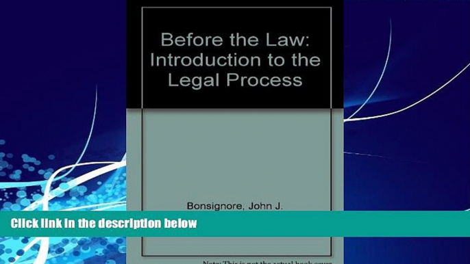 Books to Read  Before the Law  Full Ebooks Best Seller