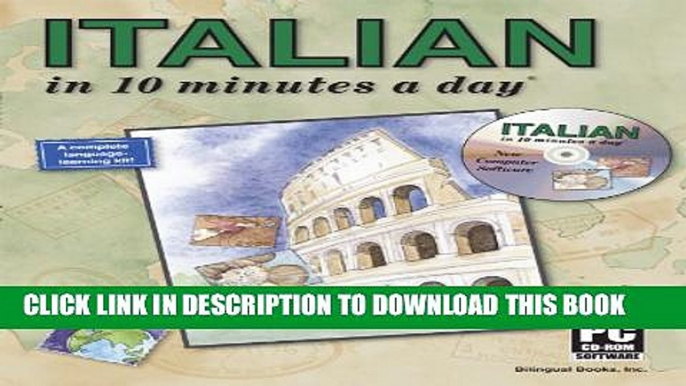 [PDF] ITALIAN in 10 minutes a day with CD-ROM Full Online