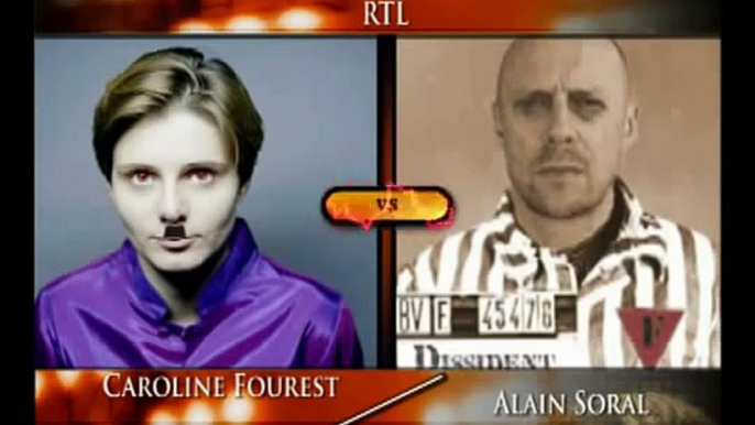 Alain Soral VS Caroline Fourest à propos de dieudonné