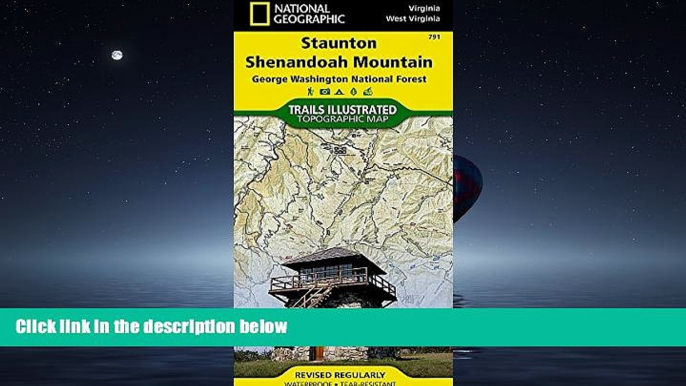 Popular Book Staunton/Shenandoah Mountain, George Washington National Forest Hiking Map