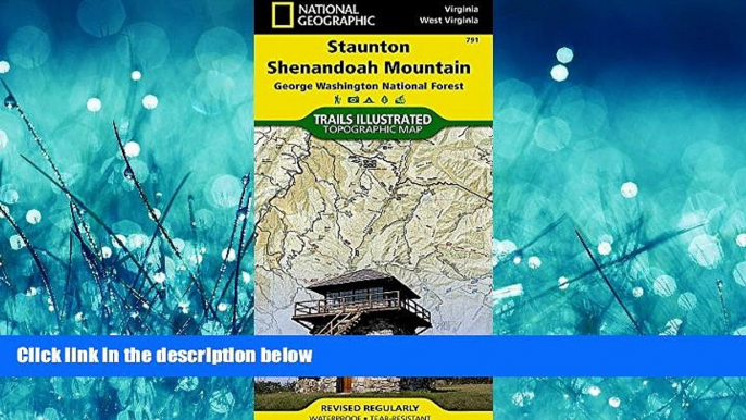 Online eBook Staunton/Shenandoah Mountain, George Washington National Forest Hiking Map