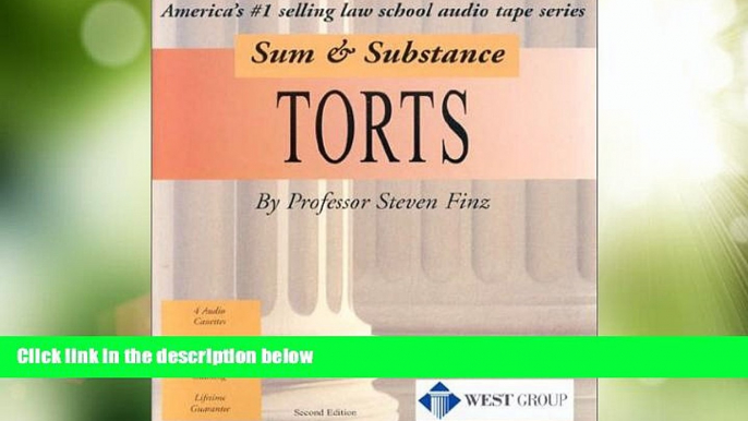 Big Deals  Sum   Substance: Torts  Best Seller Books Best Seller