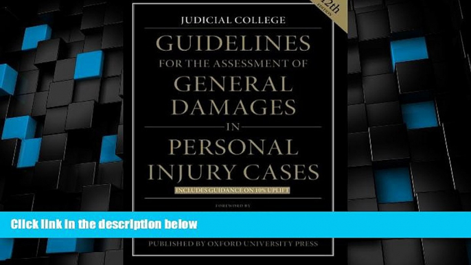 Big Deals  Guidelines for the Assessment of General Damages in Per  Best Seller Books Most Wanted