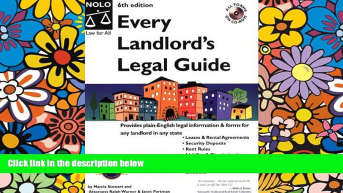 READ FULL  Every Landlord s Legal Guide with CDROM (Every Landlord s Legal Guide (W/CD))  Premium