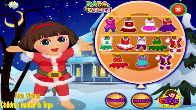 Dora Christmas Dress Up - Dora The Explorer Baby Christmas Costumes Games For Kids