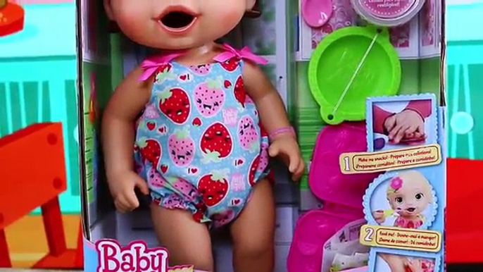 Baby Alive NEW 2016 Snackin Lily Eats Play Doh & Gross Poop Diaper Change DisneyCarToys