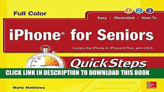 Best Seller iPhone for Seniors QuickSteps Free Read