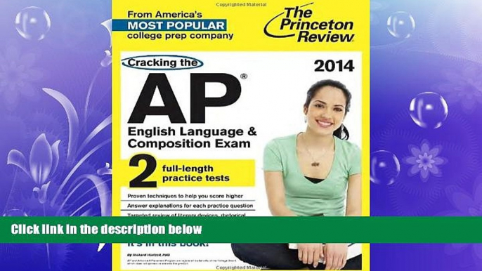 For you Cracking the AP English Language   Composition Exam, 2014 Edition (College Test Preparation)