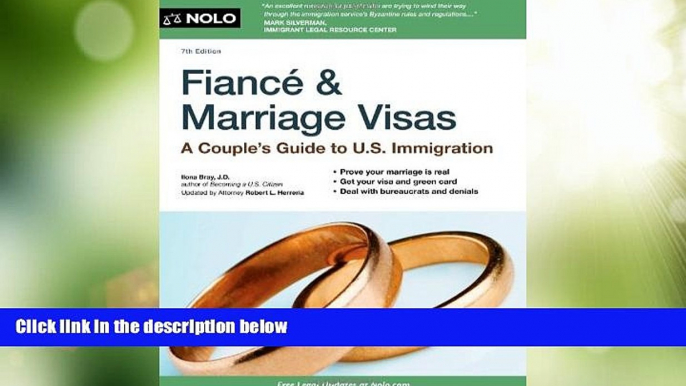 Big Deals  Fiance and Marriage Visas: A Couple s Guide to US Immigration (Fiance   Marriage