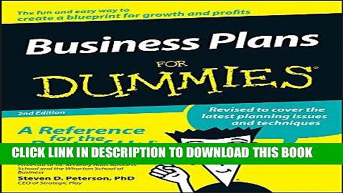 [PDF] Business Plans For Dummies Download Free