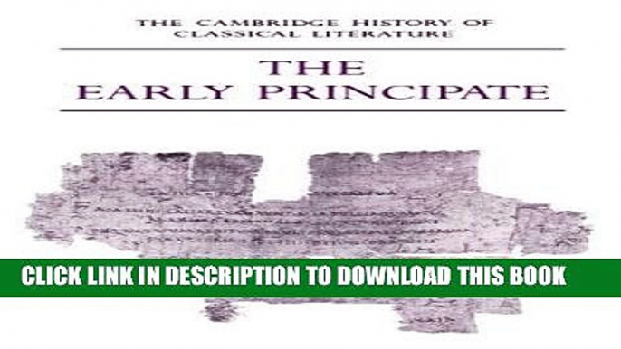 [Free Read] The Cambridge History of Classical Literature: Volume 2, Latin Literature, Part 4, The