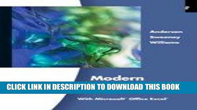 [Free Read] Modern Business Statistics with Microsoft Office Excel Free Online