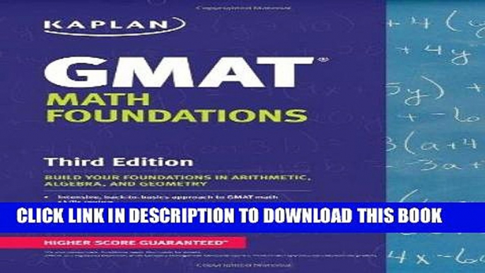 [Free Read] Kaplan GMAT Math Foundations Full Online