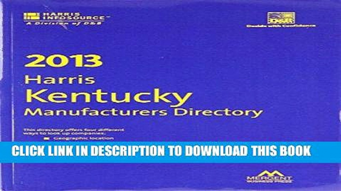 [PDF] Harris Kentucky Manufacturers Directory 2013 Full Colection