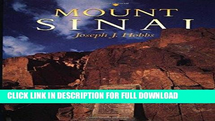 Ebook Mount Sinai Free Read