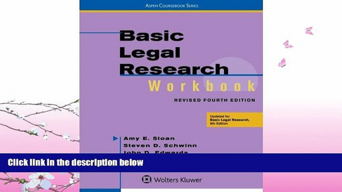 different   Basic Legal Research Workbook Revised (Aspen Coursebook)