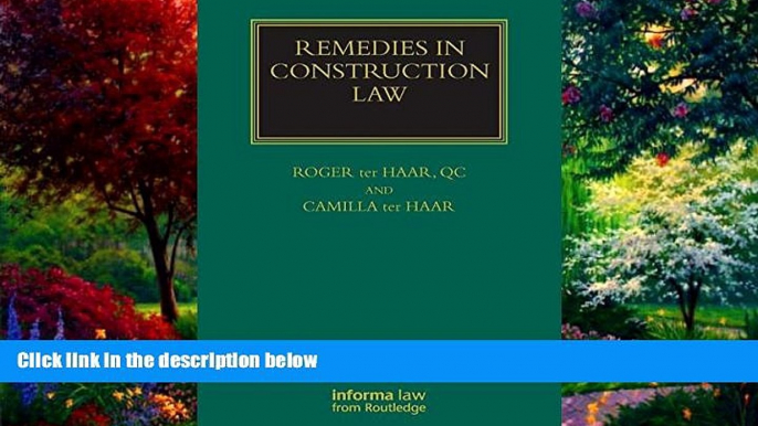 Books to Read  Remedies in Construction Law (Construction Practice Series)  Full Ebooks Most Wanted