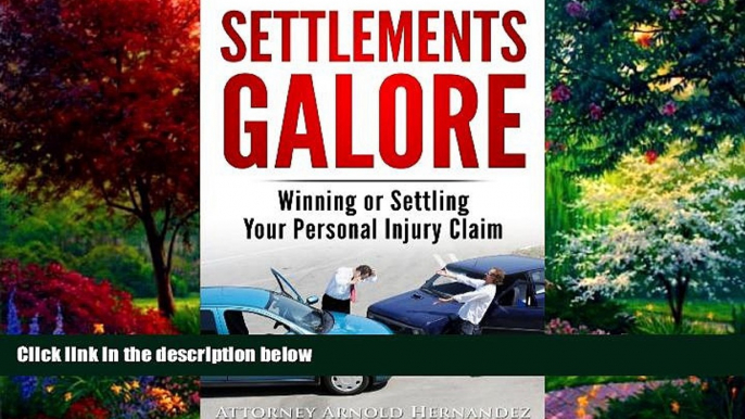 Big Deals  Settlements Galore: Settling or Winning Your Personal Injury Claim  Best Seller Books