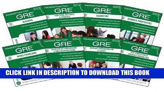 [Free Read] Manhattan Prep GRE Set of 8 Strategy Guides (Manhattan Prep GRE Strategy Guides) Free