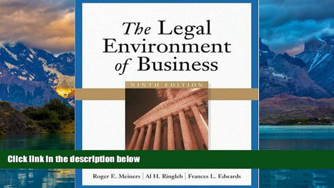 Big Deals  The Legal Environment of Business  Full Ebooks Most Wanted