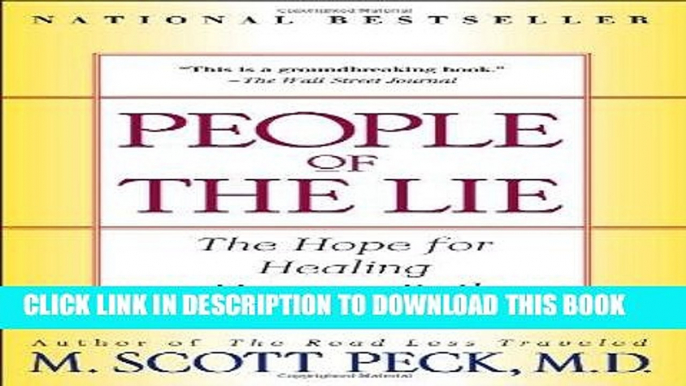 [PDF] People of the Lie: The Hope for Healing Human Evil Popular Colection