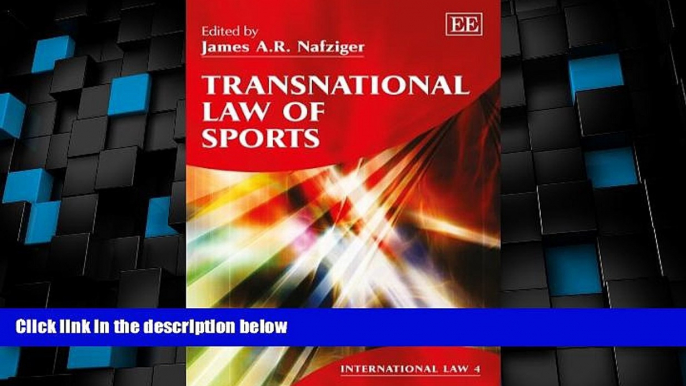 Big Deals  Transnational Law of Sports (International Law series, #4)  Best Seller Books Most Wanted