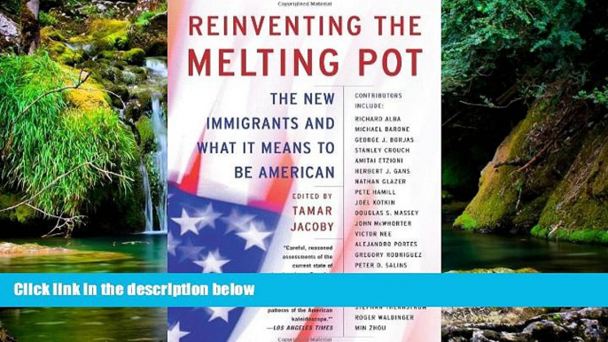 Must Have  Reinventing the Melting Pot: The New Immigrants and What It Means To Be American  READ