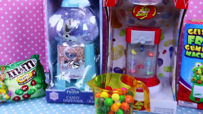 Gumball Machines Candy Dispenser Challenge Piggy Bank Toys & Jelly Belly Machines DisneyCarToys