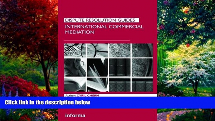 Books to Read  International Commercial Mediation (Dispute Resolution Guides)  Full Ebooks Best