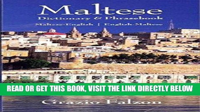 [Free Read] Maltese-English/English-Maltese Dictionary   Phrasebook Full Online