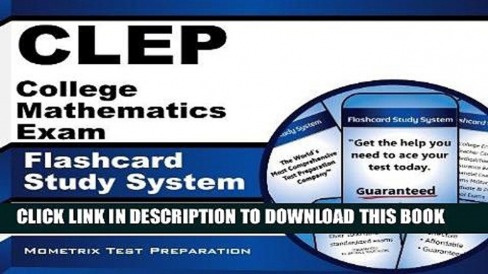 Read Now CLEP College Mathematics Exam Flashcard Study System: CLEP Test Practice Questions