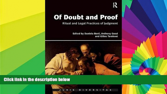 Must Have  Of Doubt and Proof: Ritual and Legal Practices of Judgment (Juris Diversitas)  Premium