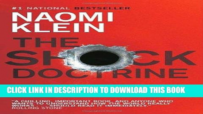 [Free Read] The Shock Doctrine: The Rise of Disaster Capitalism Full Download