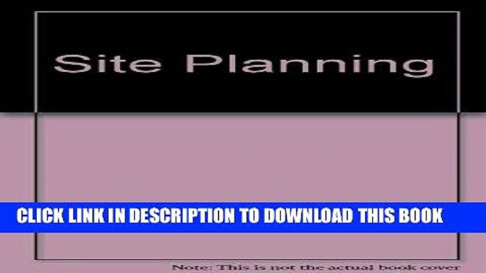 [Free Read] Site Planning Free Online