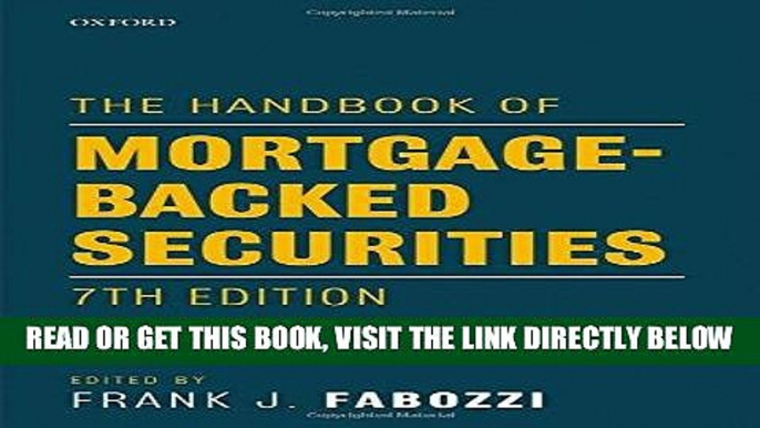 [EBOOK] DOWNLOAD The Handbook of Mortgage-Backed Securities, 7th Edition READ NOW