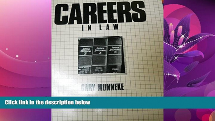 Online eBook Careers in Law (Vgm Professional Careers Series)