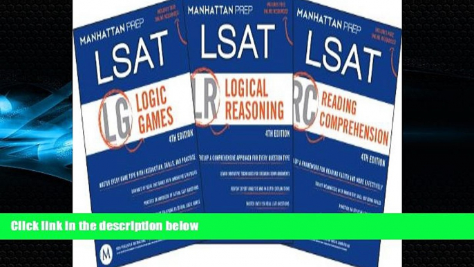 Enjoyed Read LSAT Strategy Guides (Logic Games / Logical Reasoning / Reading Comprehension), 4th