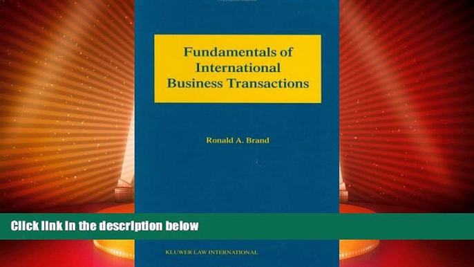 Big Deals  Fundamental International Business Transactions  Full Read Most Wanted