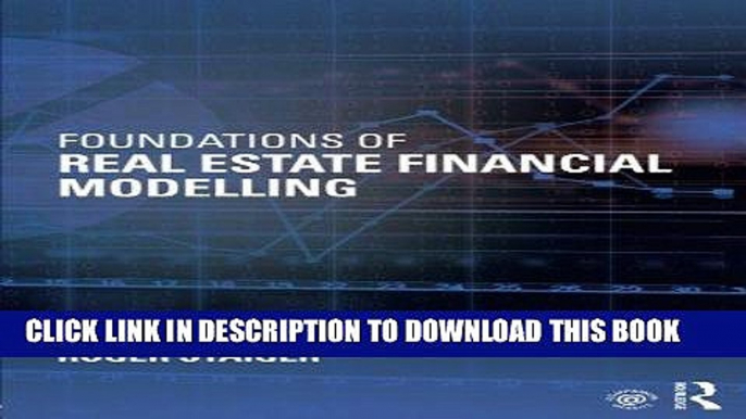 [PDF] Foundations of Real Estate Financial Modelling Download Free