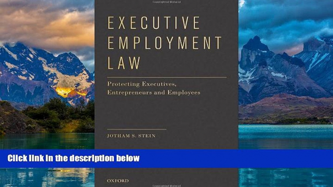 Big Deals  Executive Employment Law: Protecting Executives, Entrepreneurs and Employees  Full