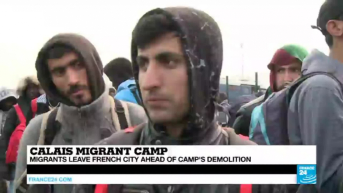 Calais camp dismantled: migrants react to the Jungle migrant camp evacuation