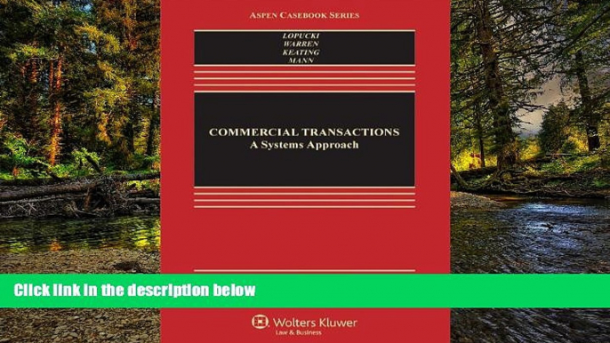 Must Have  Commercial Transactions: A Systems Approach, Fifth Edition (Aspen Casebook Series)